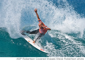 Kelly Slater made the new breed aware of his intentions at Bells Beach