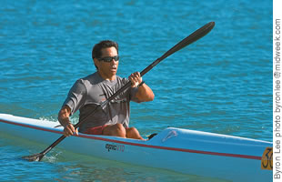 Attorney Bill Meheula has switched from triathlons to kayaks
