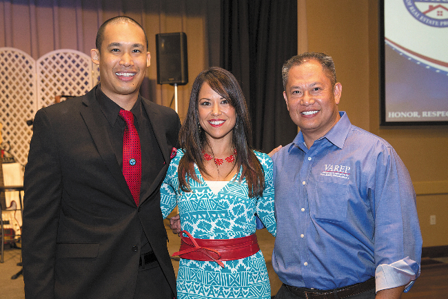 Jon Hines, Maila Gibson and Son Nguyen.