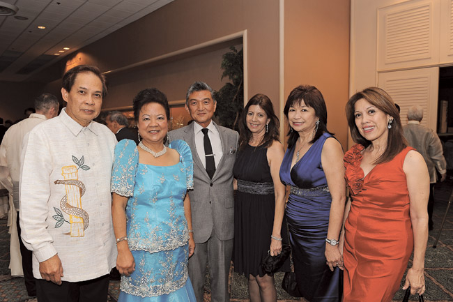 Dr. Arnold and Dory Villafurte, Ron and Sharon Nagasawa, Cecilia Villafuerte and Bridget Arrastia