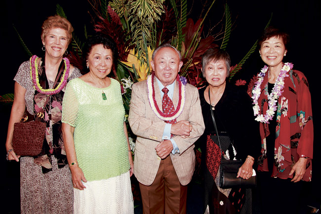 Fran Kramer, Mildred Wong, Dr. Lawrence Tseu, Nora Chang and Mildred Lui