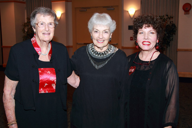 Judy Rantala, Alice Tucker and Gwen Williams