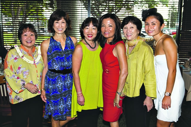 Susan Taira, Colleen Chong, Marsha Yonemori, Sharon Brown, Diana Tung and Nicole O’Farrell
