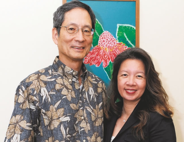 Dr. Gary Okimoto and state Sen. Suzanne  Chun Oakland