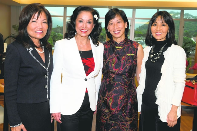 Sharon Shiroma Brown, E. Lynne Madden, Laurie Tom and Cynthia Wo