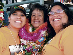 Pua, Aunty Mary and Kaui Serrao