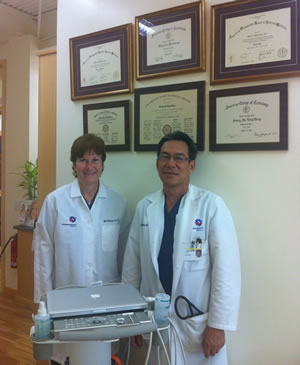 Drs. Maria Markarian and Sonny Wong