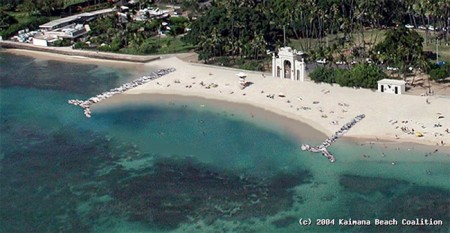 This is how Save Kaimana Beach Coalition would like to see the natatorium area