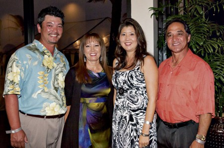 Beau and Suzan Oshiro, and Sheryl and Gary Villanueva