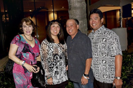Meryl Hanagami, Leslene and Ken Hirota, and Chad Shimamura