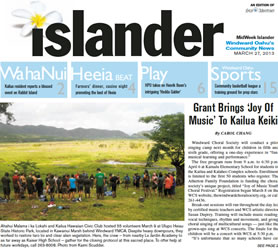Grant Brings ‘Joy Of Music’ To Kailua Keiki
