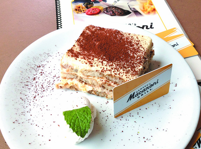 Spend $25 on gift cards at Macaroni Grill and get a $5 gift card for yourself. Dessert, anyone?
