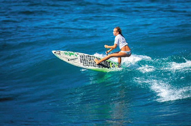 Vanina Walsh at the 2014 Turtle Bay Women's Pro  |  Stephan Kleinlein/oceanbluesky.com photo