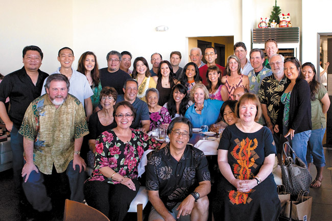 A big group gathered for the KGMB reunion   |   Jade Moon photo