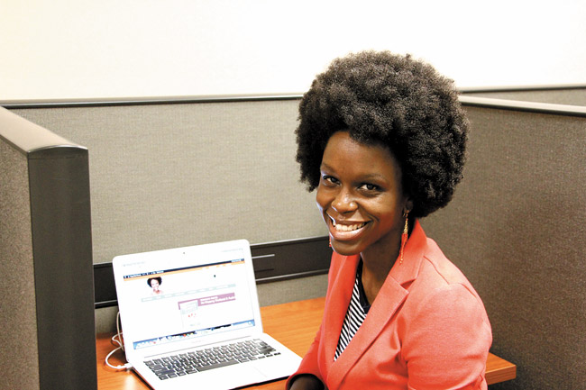 Rosetta Thurman conducts most of her business remotely from her coworking space in Honolulu | Christina O'Connor photo 