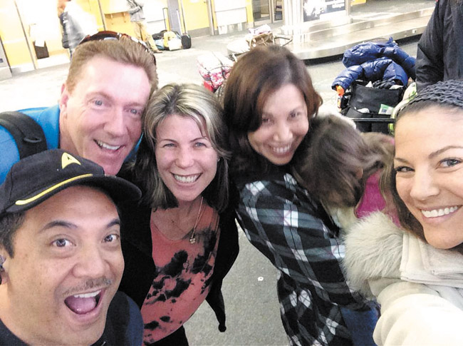 Familiar faces at Big White: Billy V., Howard Dashefsky, Stacey Loe, Tannya Joaquin and Malika Dudley | Photo courtesy Stacey Loe