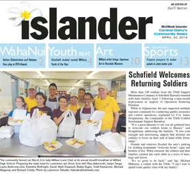 Schofield Welcomes Returning Soldiers