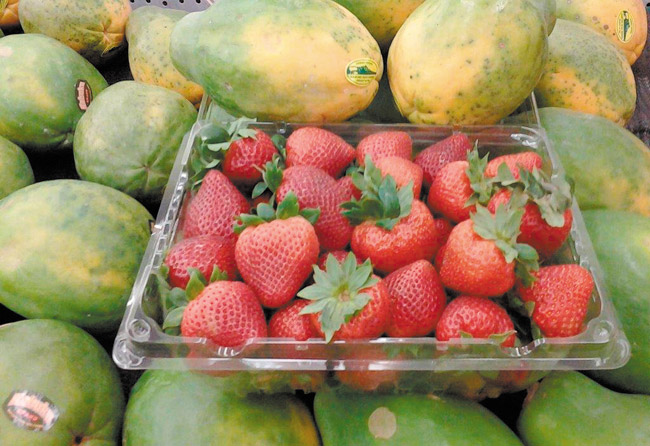Take advantage of seasonal fresh, sweet strawberries. Diana Helfand photo