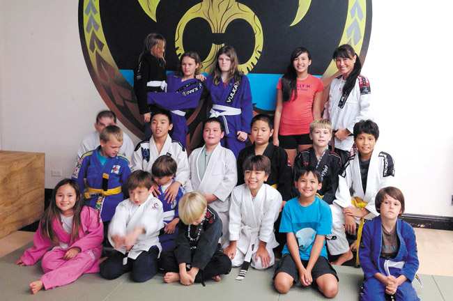 Hawaii Biz Kids combines martial arts, business and public speaking. Photo from Daynin Dashefsky