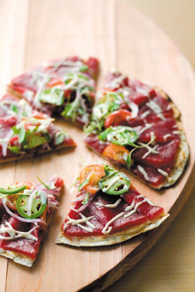The Iron Chef’s Awesome Ahi Pizza