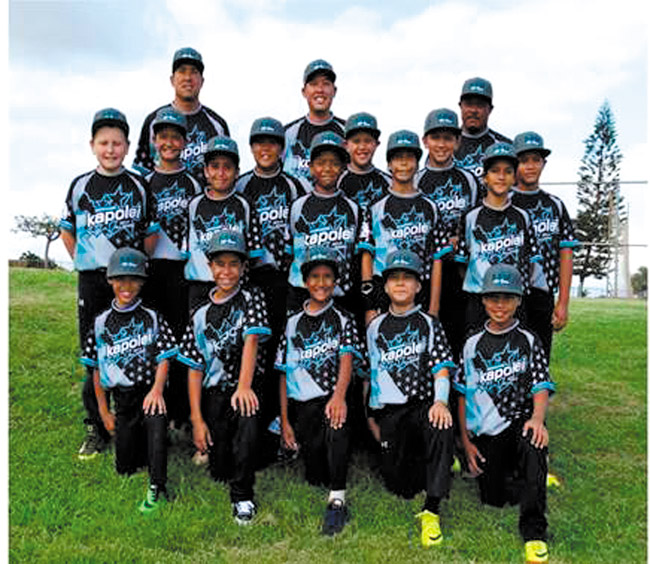 Makakilo/Kapolei Youth Baseball League Mustang Division (ages 9-10) won the Hawaii Region championship on Maui, as well as the title of Consolation Champion at July's PONY League Western Zone championships. Photo from Rep. Har's office. 