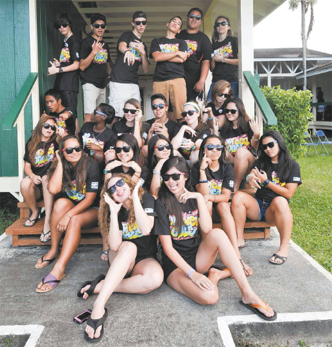 Twenty-two students from across the state have been named to the 2014-2015 Hawaii Meth Project Teen Advisory Council, including Kalaheo High School's Michael-Logan Jordan and Lauren Nahele. Photo from Hawaii Meth Project.