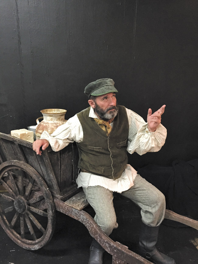 Eli Foster as classic Broadway's most relishable optimist, Tevye, in 'Fiddler on the Roof'. Photo courtesy of Paul and Vi Loo Theatre 
