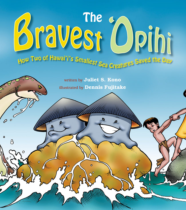 Juliet Kono's book 'The Bravest 'Opihi' has been re-released in a smaller format. Photo from Beach House Publishing.