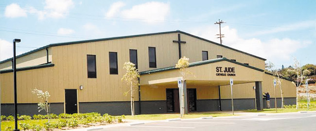 St. Jude Parish (current photo) has purchased land in Kapolei and will break ground for its new location at Leihano in 2020. Photo courtesy 'Hawaii Catholic Herald.'