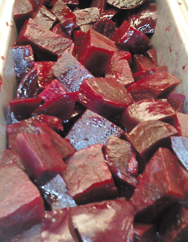 Oven-roasted beets are easy to prepare  DIANA HELFAND PHOTO