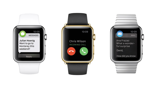 Apple Watch will be released April 24, and you can preorder beginning April 10 PHOTO COURTESY APPLE 