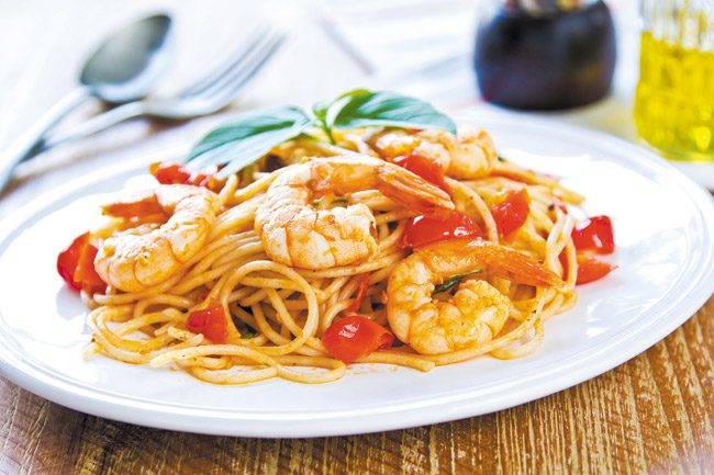 A Simply Satisfying Pasta With Shrimp
