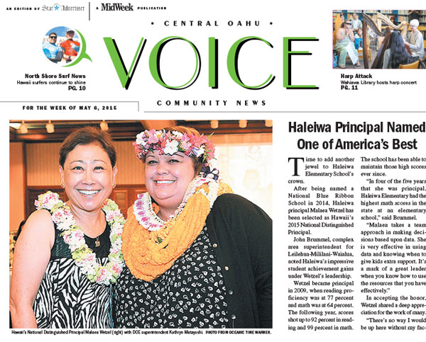 Haleiwa Principal Named One of America’s Best