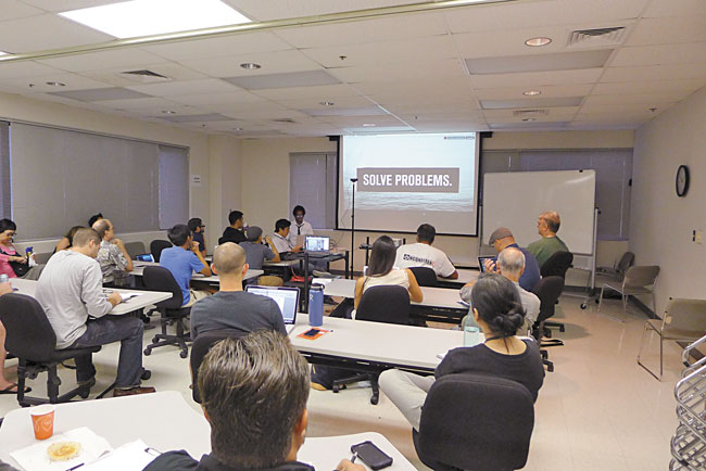 HTDC offers educational programming, such as this product design workshop. HIGH TECHNOLOGY DEVELOPMENT CORPORATION PHOTO