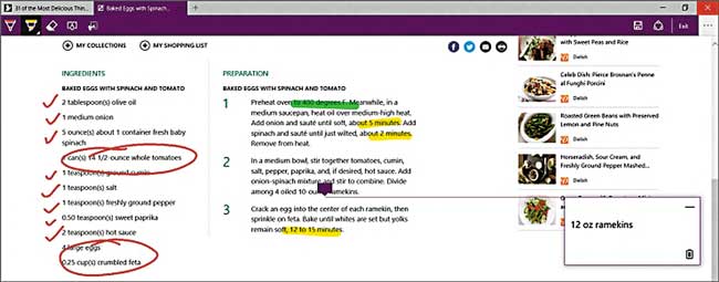 Use Web Note to write directly on Web pages PHOTO COURTESY MICROSOFT