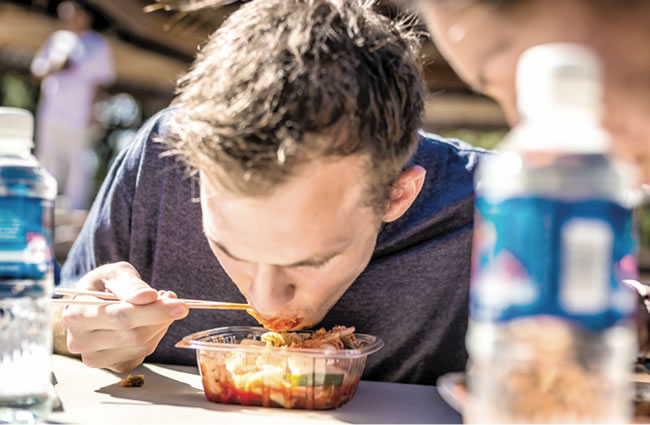 This year’s 14th annual Korean Festival will feature crowd favorites like a kimchi-eating contest. Photo by Toby Tamaye