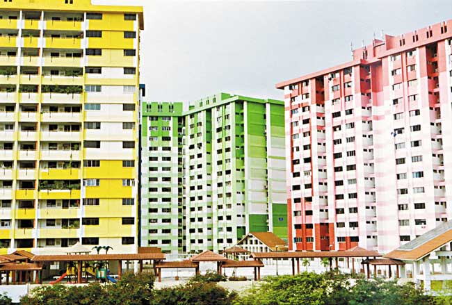 A typical Singapore public housing project. Bob Jones photo