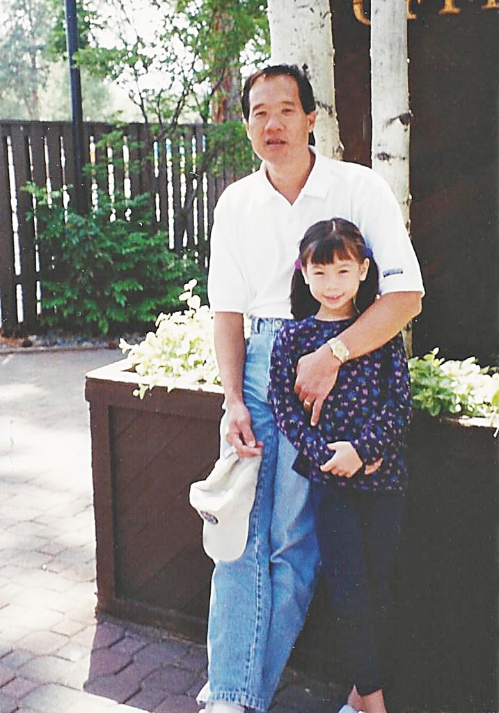 Emma Wo with dad Buzz
