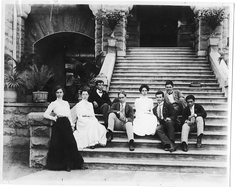 The graduating class of 1901 PHOTO COURTESY PUNAHOU SCHOOL 
