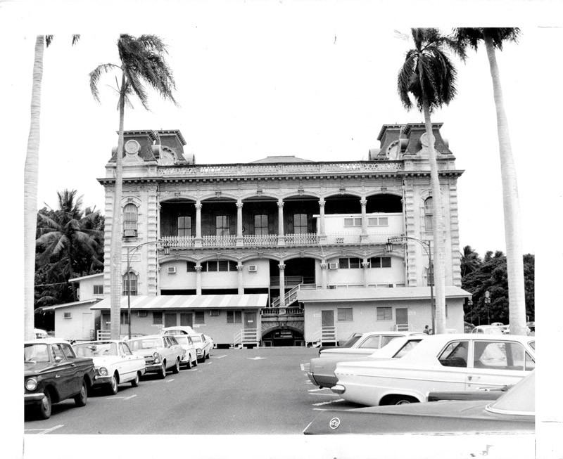 The palace as it looked in 1969 PHOTO COURTESY THE FRIENDS OF ‘IOLANI PALACE