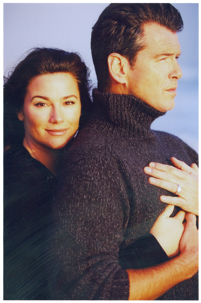 Pierce Brosnan and wife Keely Shaye Brosnan GREG GORMAN PHOTO 