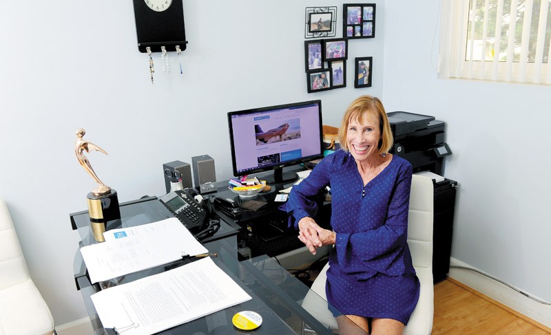 Waikiki Health CEO Sheila Beckham in her office PHOTO BY LAWRENCE TABUDLO 