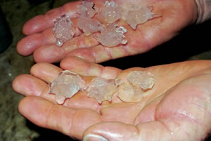 hailstones
